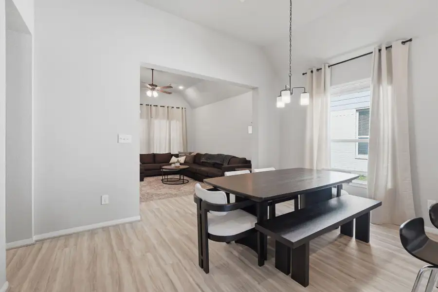 Furnished interior view inside a new home in Lexington Heights, Willis (Image 11).