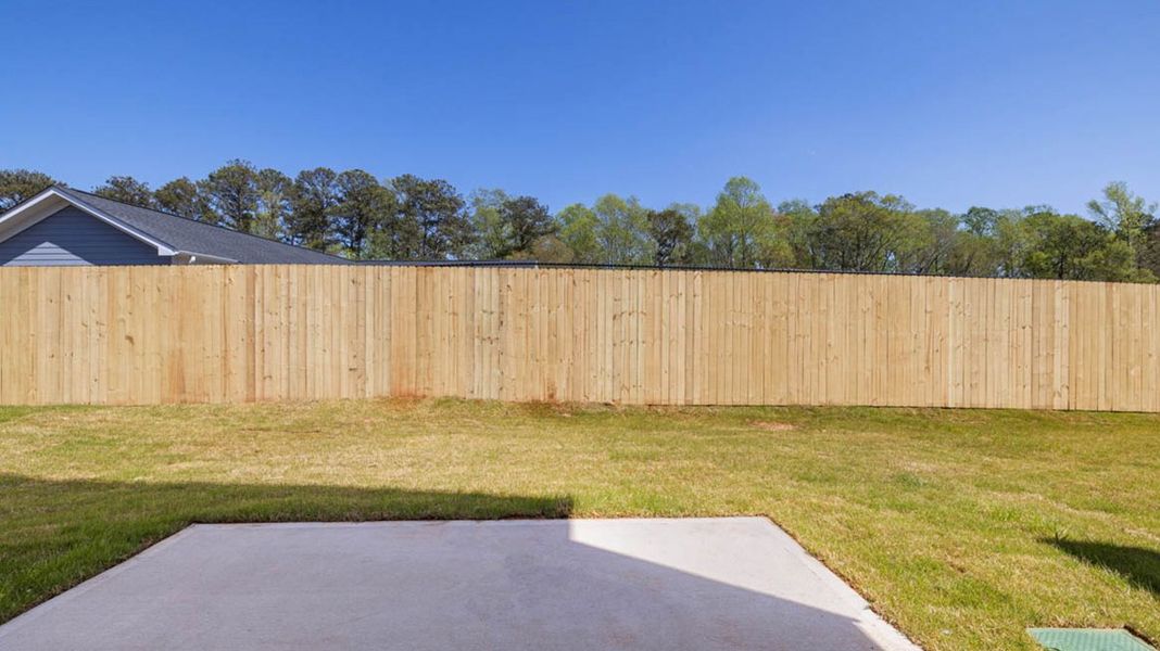 Representative exterior details of a home built from the Hillcrest by D.R. Horton in Shoal Creek, Hampton (Image 2). Representative exterior details of a home built from the Hillcrest by D.R. Horton in Shoal Creek, Hampton (Image 2).