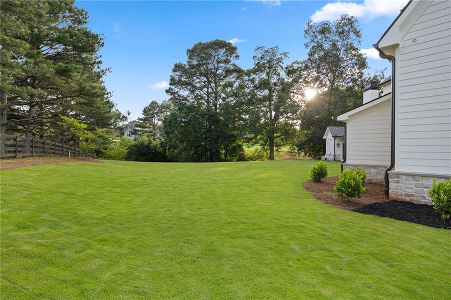 Exterior details and patio area of a home in , Canton (Image 54).