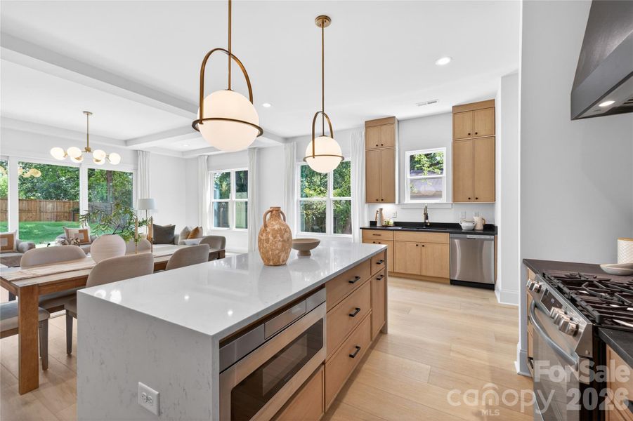 Furnished interior view inside a new home in , Charlotte (Image 11).