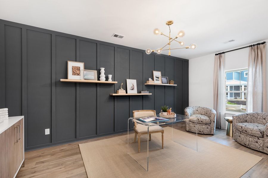 Furnished interior view inside a new home in Sweetgrass at Summers Corner: Coastal Collection, Summerville (Image 5).