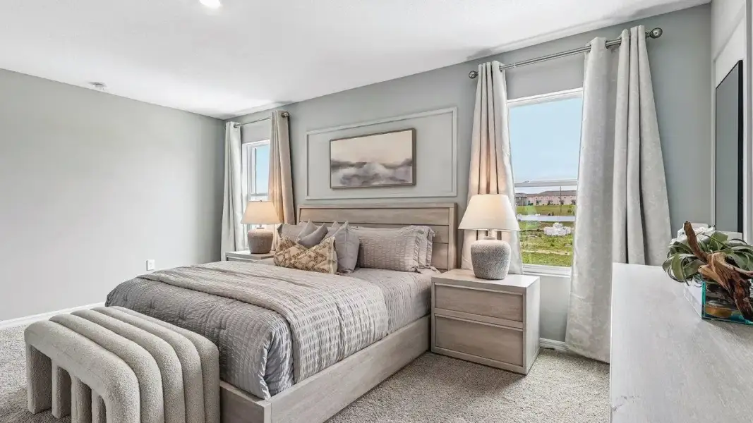 Furnished interior view inside a new home in Hawthorne Ranch, Lakeland (Image 24).