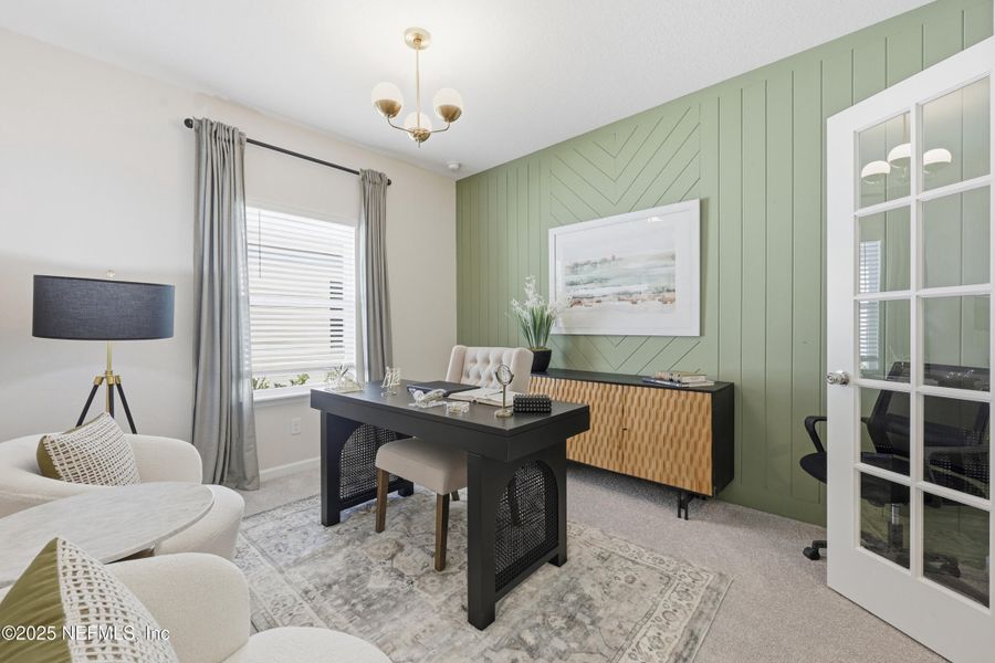 Furnished interior view inside a new home in , Green Cove Springs (Image 21). Furnished interior view inside a new home in , Green Cove Springs (Image 21).