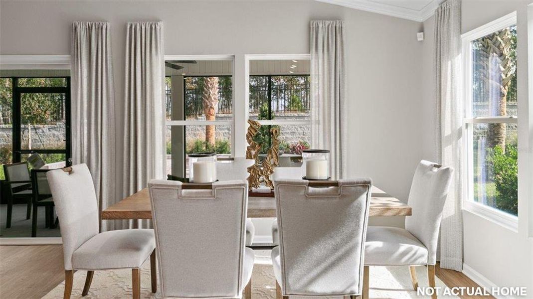 Furnished interior view inside a new home in Sawmill Branch, Palm Coast (Image 13).