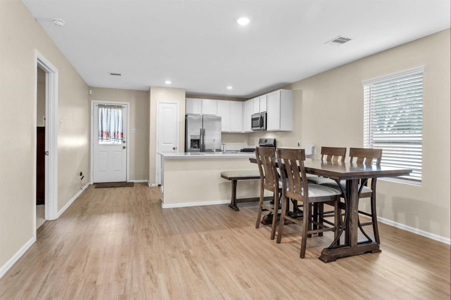 Furnished interior view inside a new home in , Sealy (Image 8). Furnished interior view inside a new home in , Sealy (Image 8).