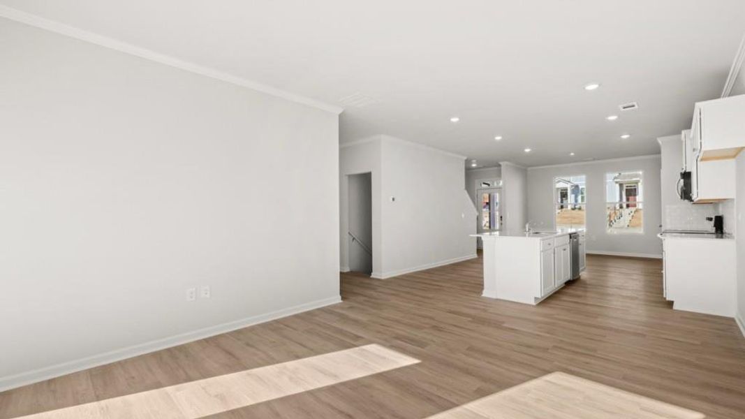 Spacious, unfurnished interior of a new home in Waypoint, Flowery Branch (Image 18).