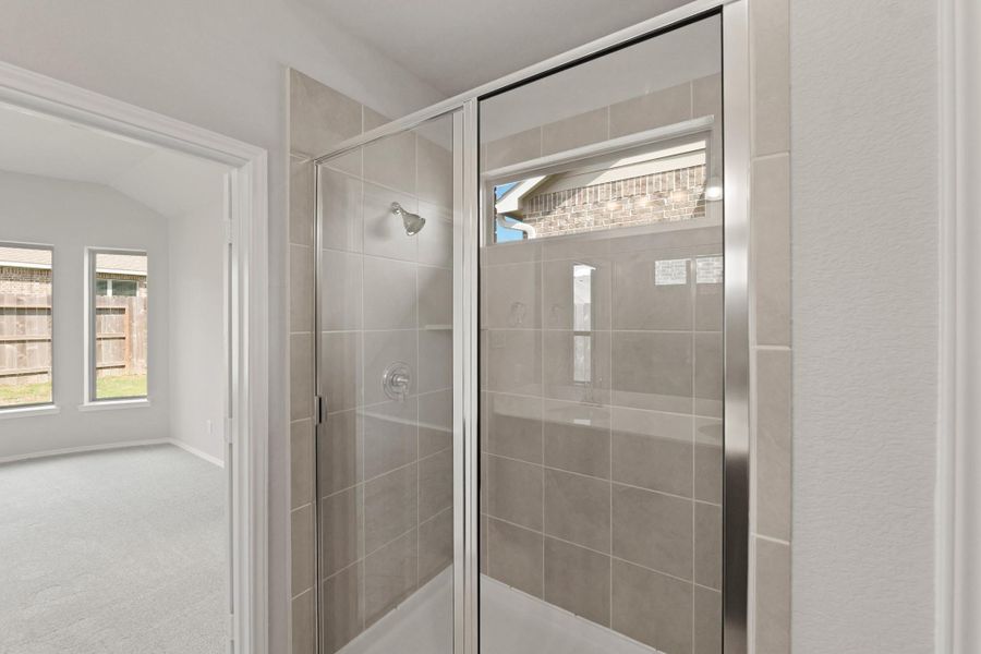 Furnished interior view inside a new home in The Trails, New Caney (Image 8).