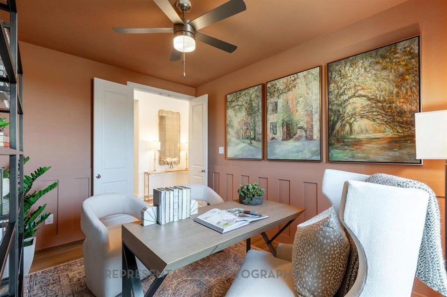 Furnished interior view inside a new home in Sonoma Verde: 60ft. lots, McLendon-Chisholm (Image 16).