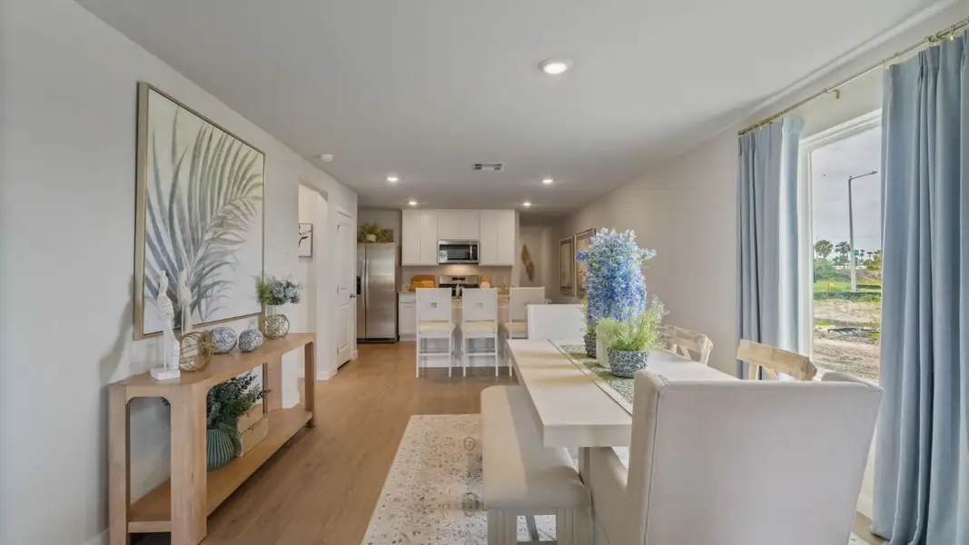 Furnished interior view inside a new home in Waldron Estates, Corpus Christi (Image 4).