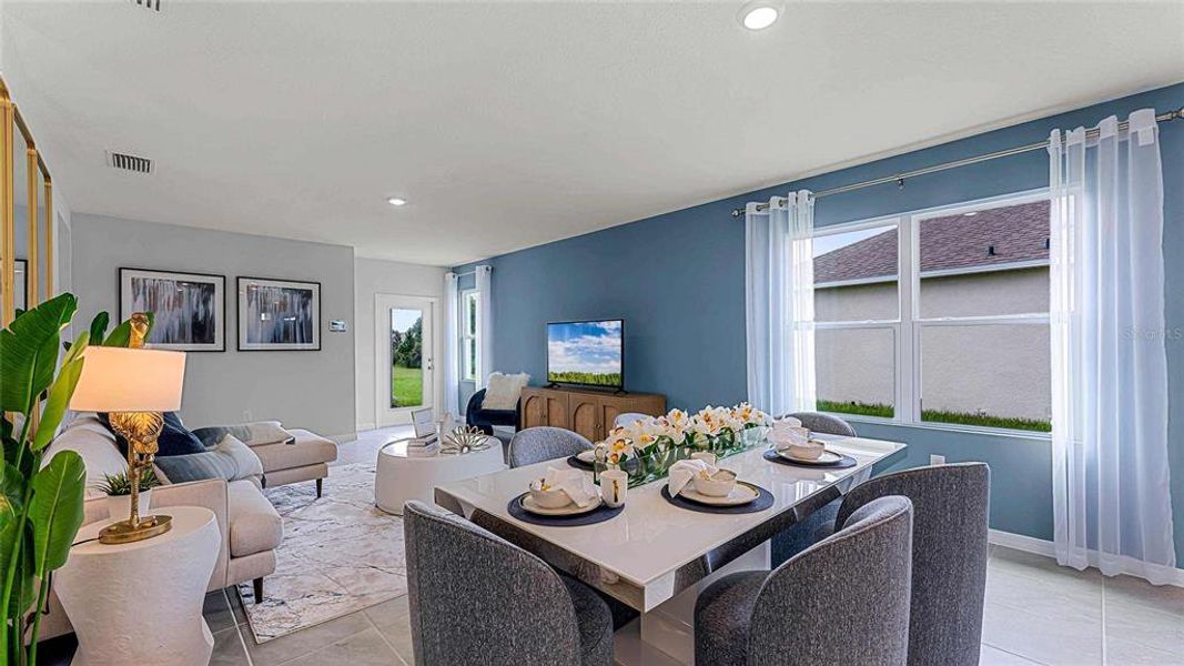 Furnished interior view inside a new home in Angeline, Land O' Lakes (Image 6). Furnished interior view inside a new home in Angeline, Land O' Lakes (Image 6).