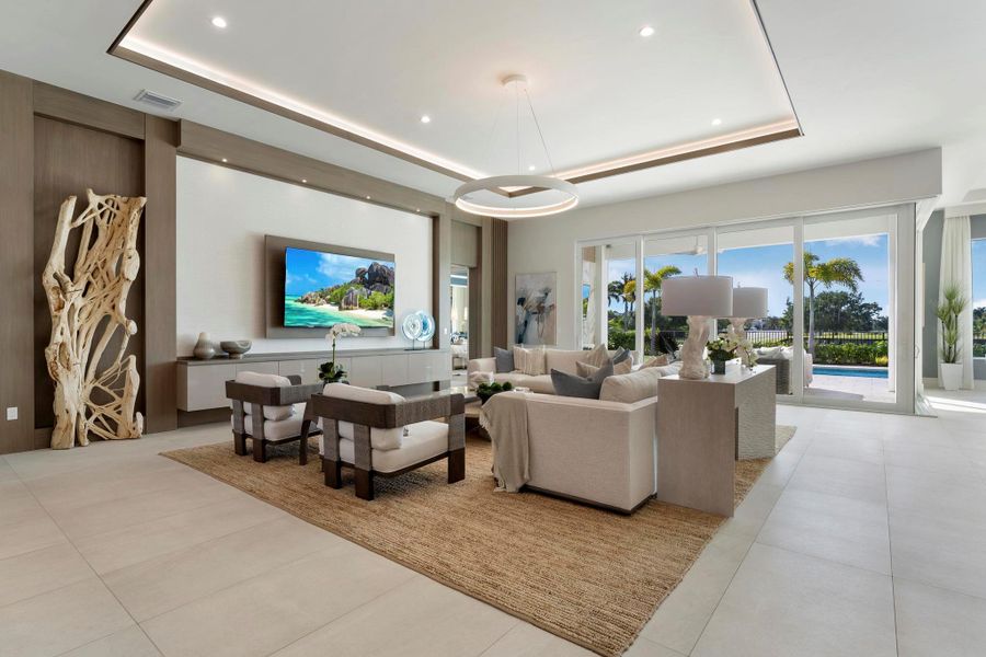 Furnished interior view inside a new home in , Port St. Lucie (Image 7).