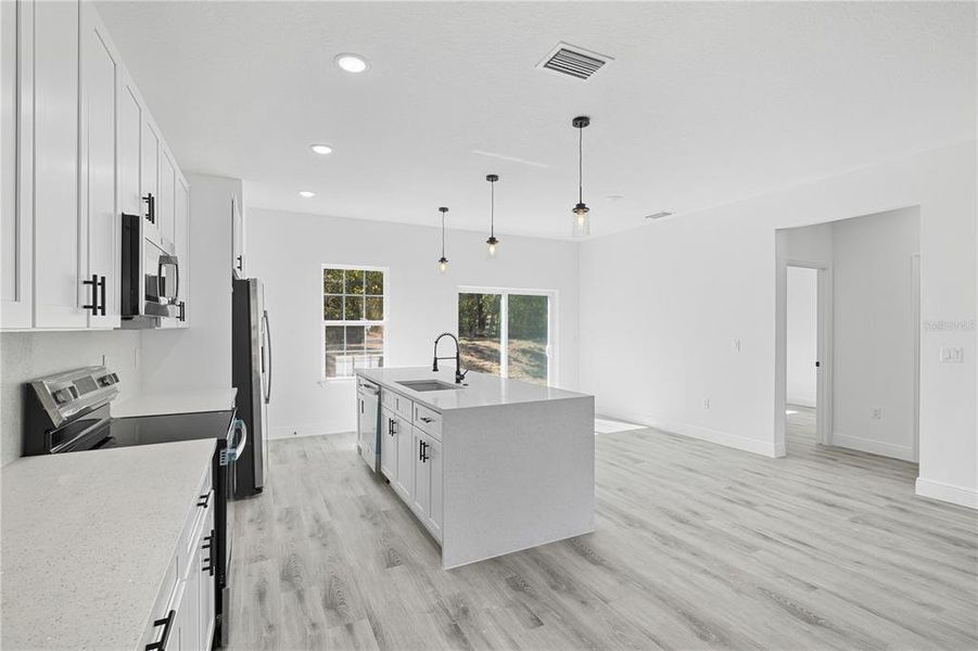 Furnished interior view inside a new home in , Citrus Springs (Image 12).
