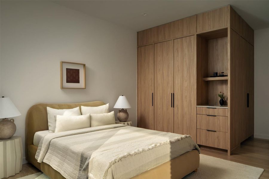 Furnished interior view inside a new home in , Austin (Image 8).