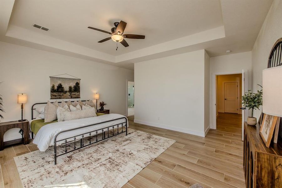 Furnished interior view inside a new home in , Graford (Image 4).