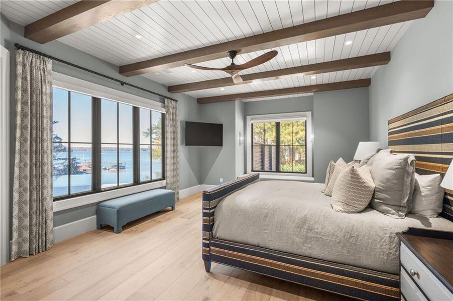 Furnished interior view inside a new home in , Flowery Branch (Image 63).