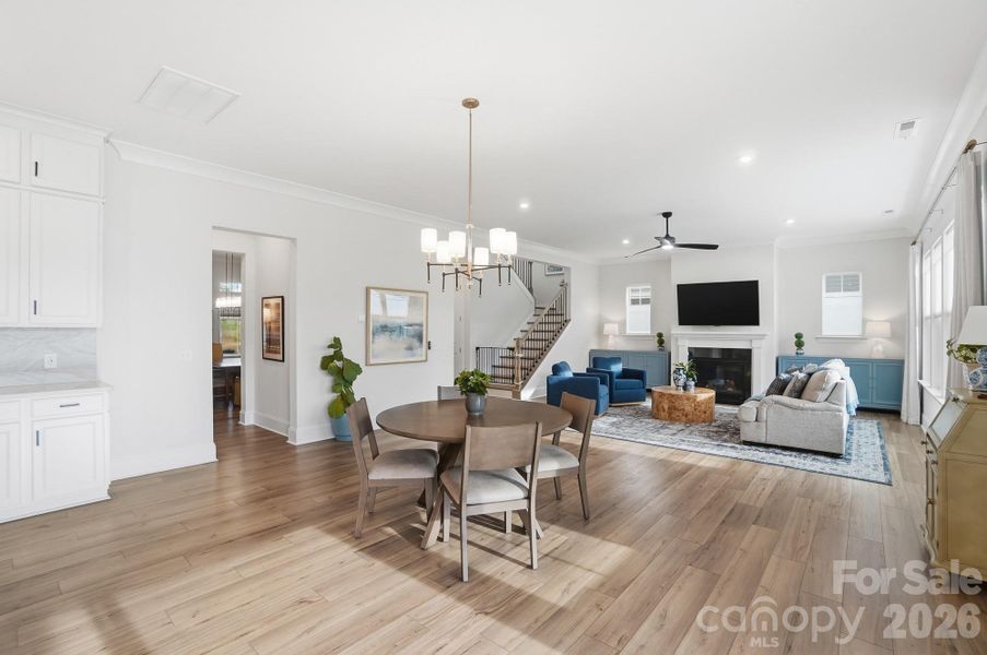 Furnished interior view inside a new home in , Belmont (Image 7).