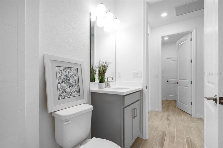 Furnished interior view inside a new home in Ardisia Park, New Smyrna Beach (Image 26).