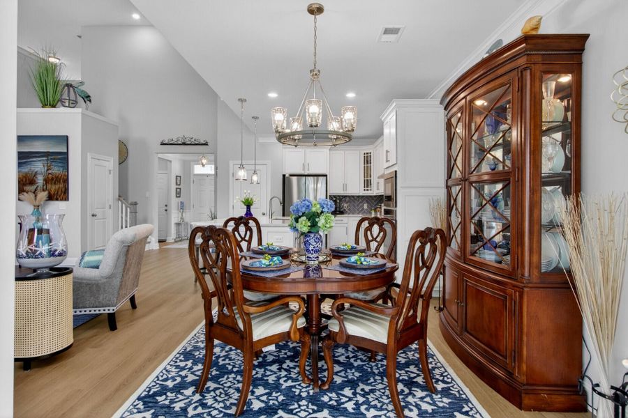 Furnished interior view inside a new home in Parker's Preserve, Ridgeville (Image 41).