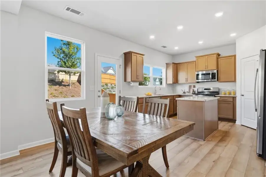 Furnished interior view inside a new home in , Canton (Image 8).