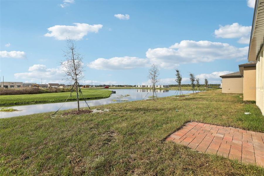Exterior details and patio area of a home in Lake Deer Estates - Classic Series, Poinciana (Image 20).