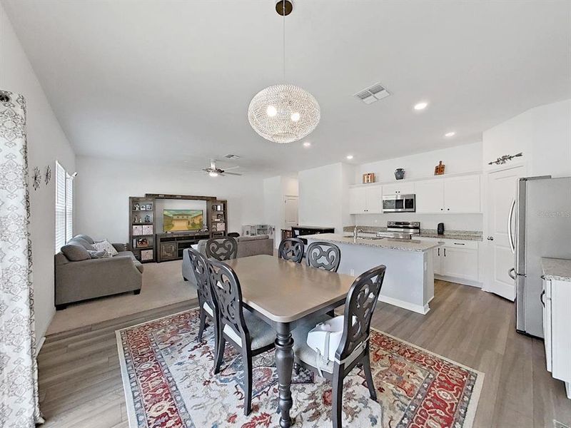 Furnished interior view inside a new home in Clinton Corner, Dade City (Image 14).