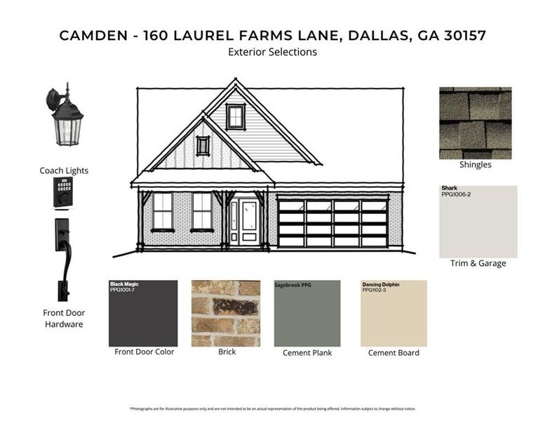 Sample of building materials used in homes in Laurel Farms, Dallas (Image 5). Sample of building materials used in homes in Laurel Farms, Dallas (Image 5).