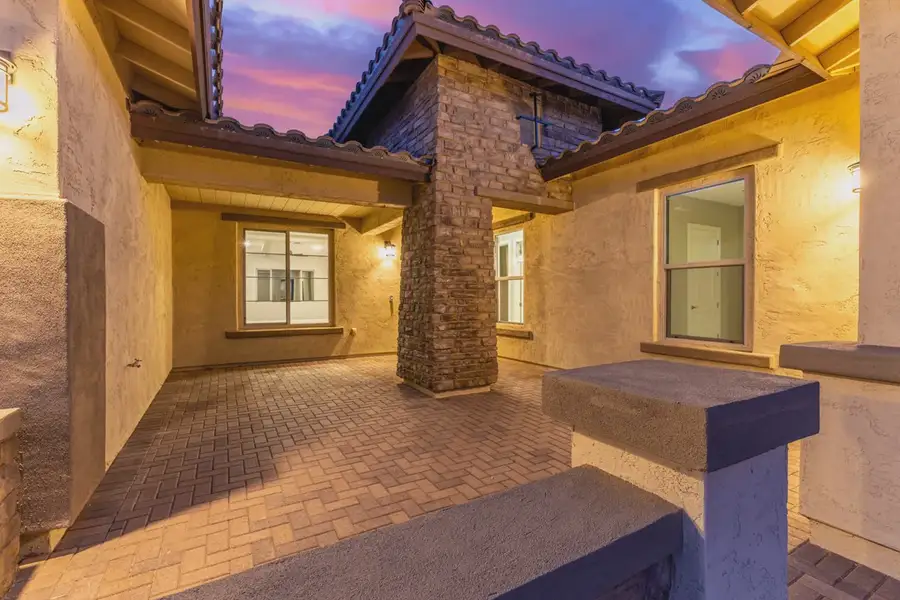 Exterior details and patio area of a home in Bellero Estates, Queen Creek (Image 3).