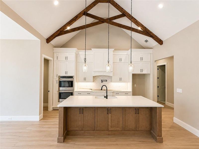 Furnished interior view inside a new home in , Canton (Image 6).