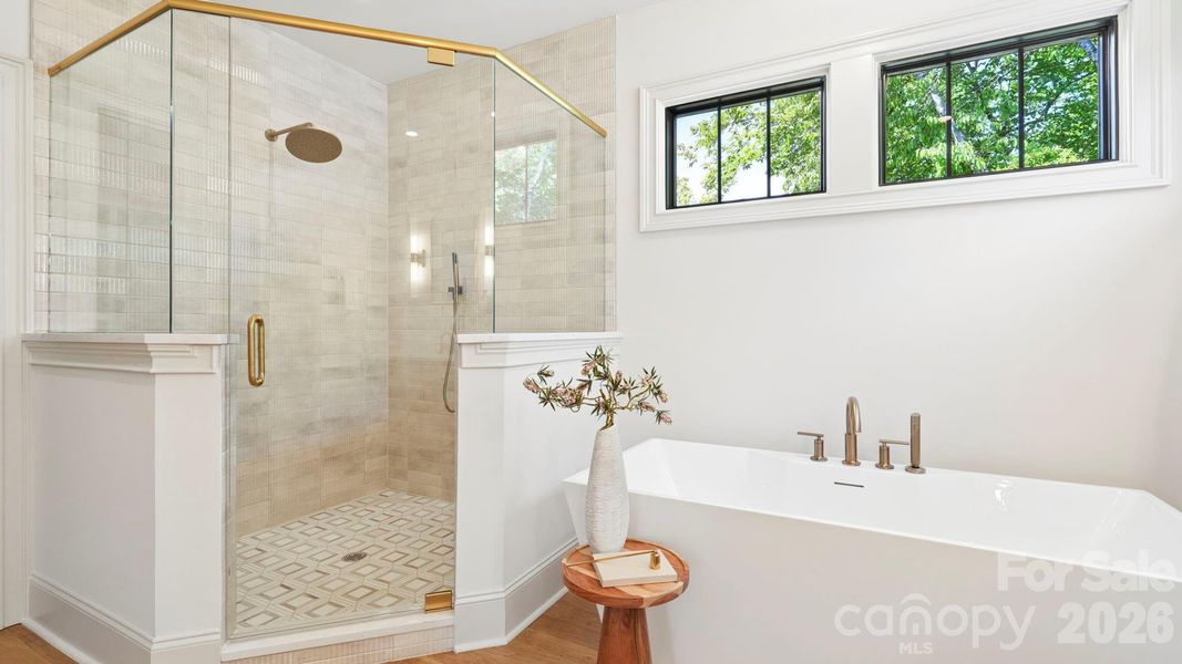 Furnished interior view inside a new home in , Charlotte (Image 32).