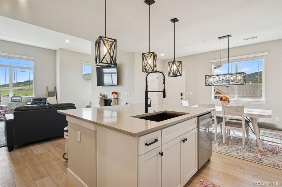 Furnished interior view inside a new home in Chatfield Bluffs, Littleton (Image 7).