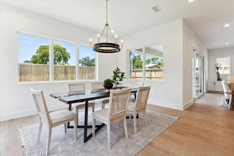 Furnished interior view inside a new home in , Houston (Image 15).