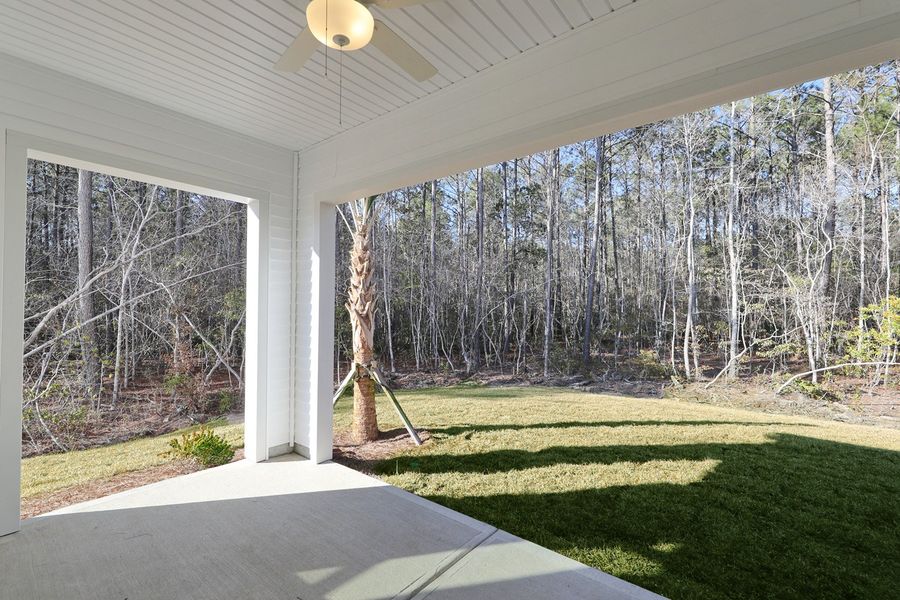 Exterior details and patio area of a home in Bally Castle, Murrells Inlet (Image 3).