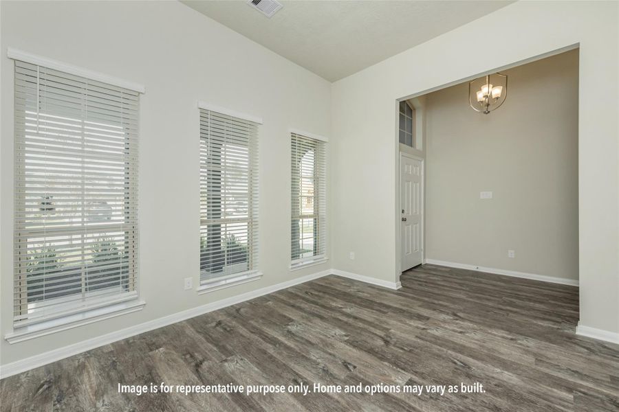 Spacious, unfurnished interior of a new home in Vintage Farms, Brenham (Image 7).