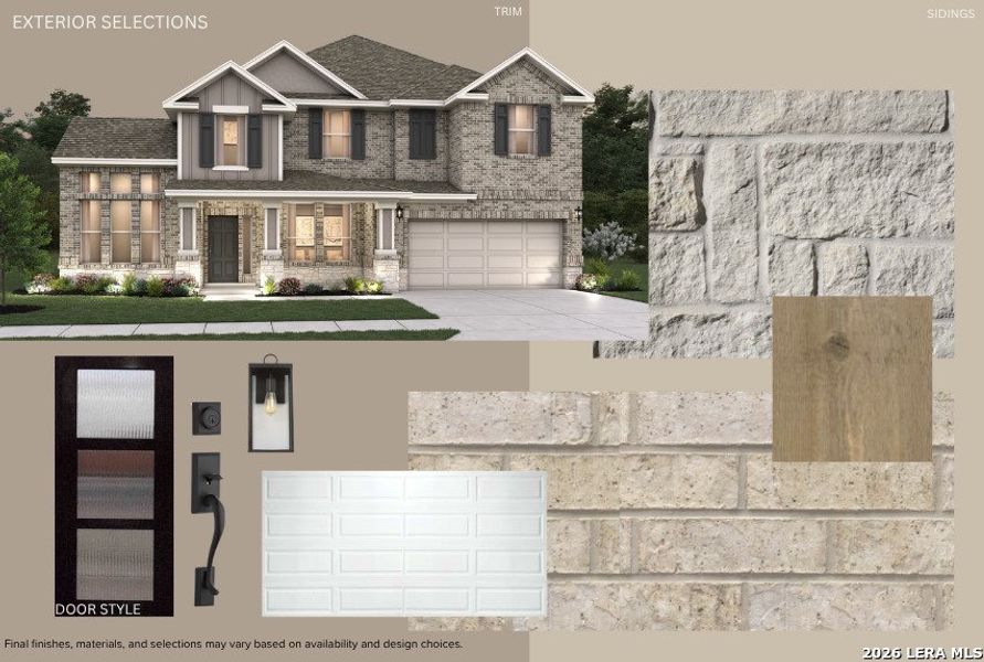 Sample of building materials used in homes in Saddlebrook Ranch, Schertz (Image 6). Sample of building materials used in homes in Saddlebrook Ranch, Schertz (Image 6).