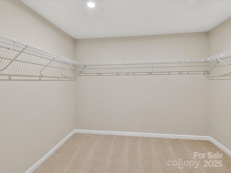 Primary Walk-In Closet.