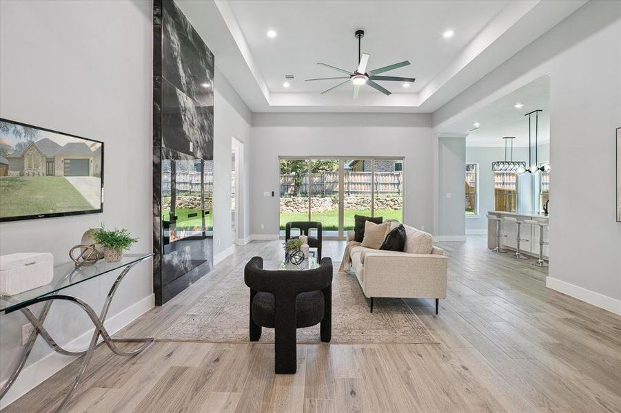 Furnished interior view inside a new home in , Arlington (Image 5).