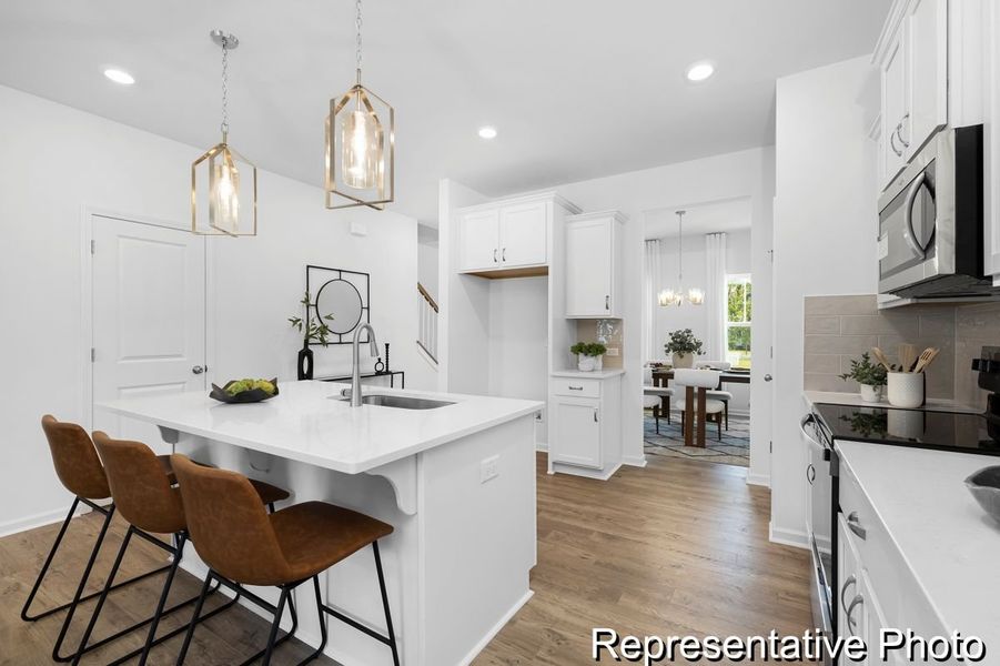 Furnished interior view inside a new home in Nathans Ridge, Lillington (Image 3).