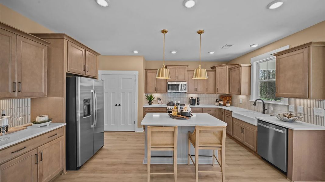 Furnished interior view inside a new home in Fox Hollow, Spartanburg (Image 3). Furnished interior view inside a new home in Fox Hollow, Spartanburg (Image 3).