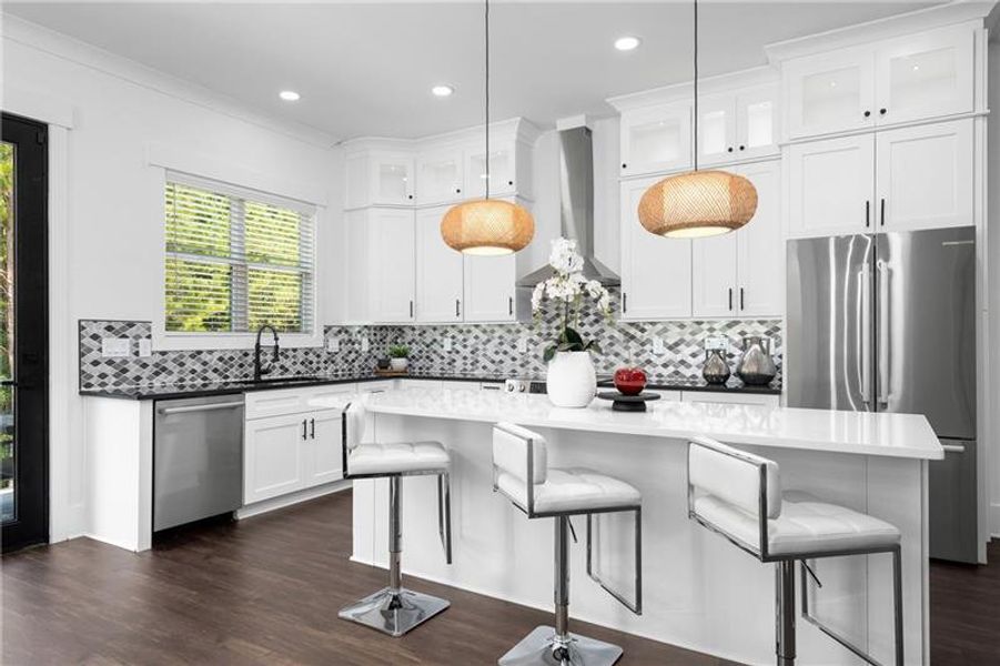 Furnished interior view inside a new home in , Stockbridge (Image 34).