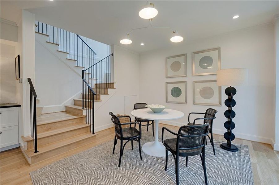 Furnished interior view inside a new home in , Atlanta (Image 86). Furnished interior view inside a new home in , Atlanta (Image 86).