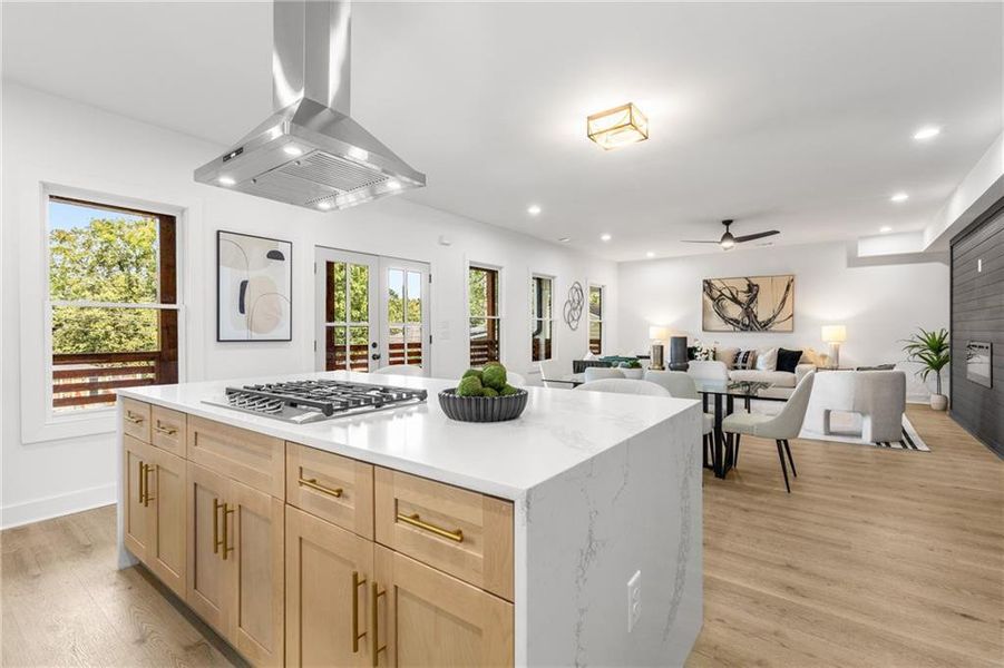 Furnished interior view inside a new home in , Atlanta (Image 15). Furnished interior view inside a new home in , Atlanta (Image 15).