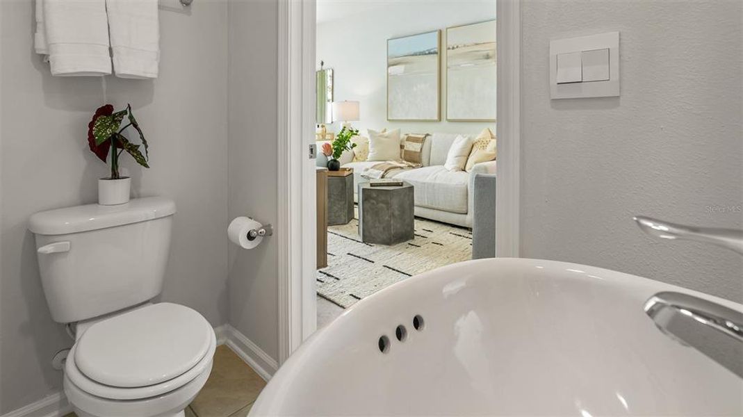 Furnished interior view inside a new home in Stokes Landing, St. Augustine (Image 25).