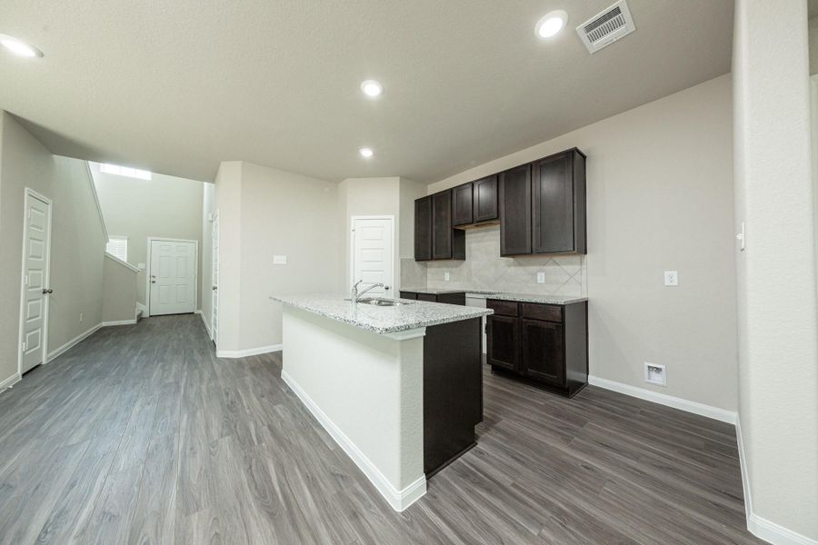 Furnished interior view inside a new home in Ridgeland Hills, Willis (Image 6).