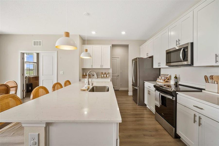 Furnished interior view inside a new home in Mirada, San Antonio (Image 34).