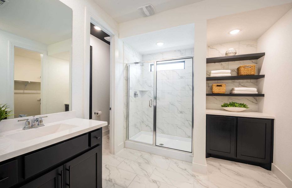 Representative Primary Bathroom - some options shown