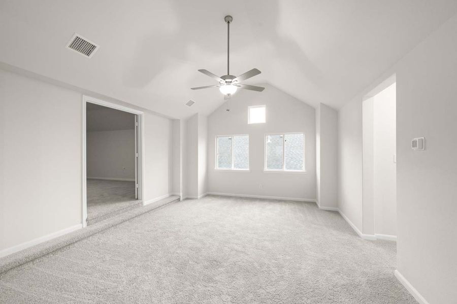 Spacious, unfurnished interior of a new home in Timberbrook, Justin (Image 26).