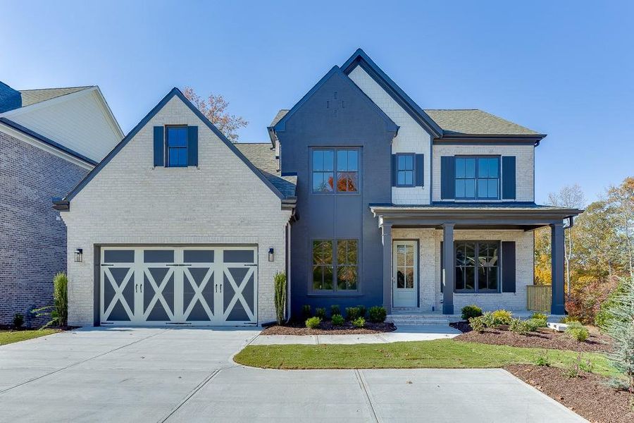 Front exterior of a new home in , Buford, GA, highlighting curb appeal (Image 2).
