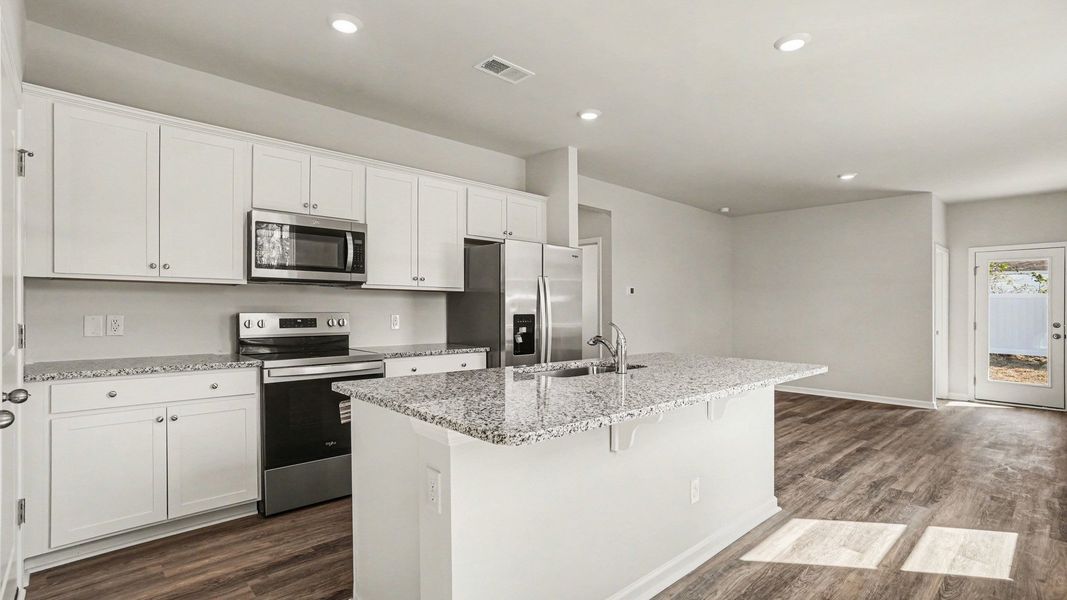 Furnished interior view inside a new home in Cottonwood Place, Tabor City (Image 3).