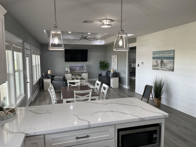 Furnished interior view inside a new home in , Bolivar Peninsula (Image 13). Furnished interior view inside a new home in , Bolivar Peninsula (Image 13).