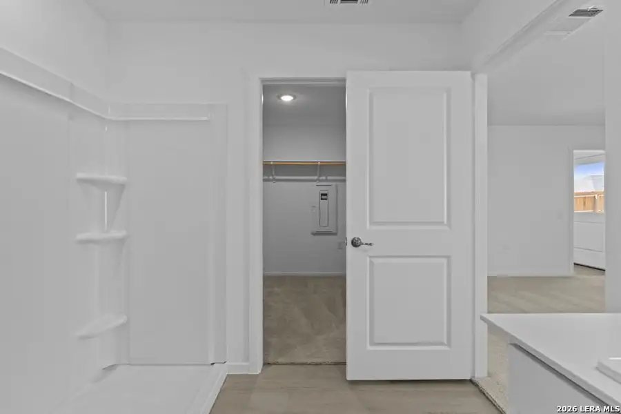 Spacious, unfurnished interior of a new home in Smiley Ranch, San Antonio (Image 13). Spacious, unfurnished interior of a new home in Smiley Ranch, San Antonio (Image 13).